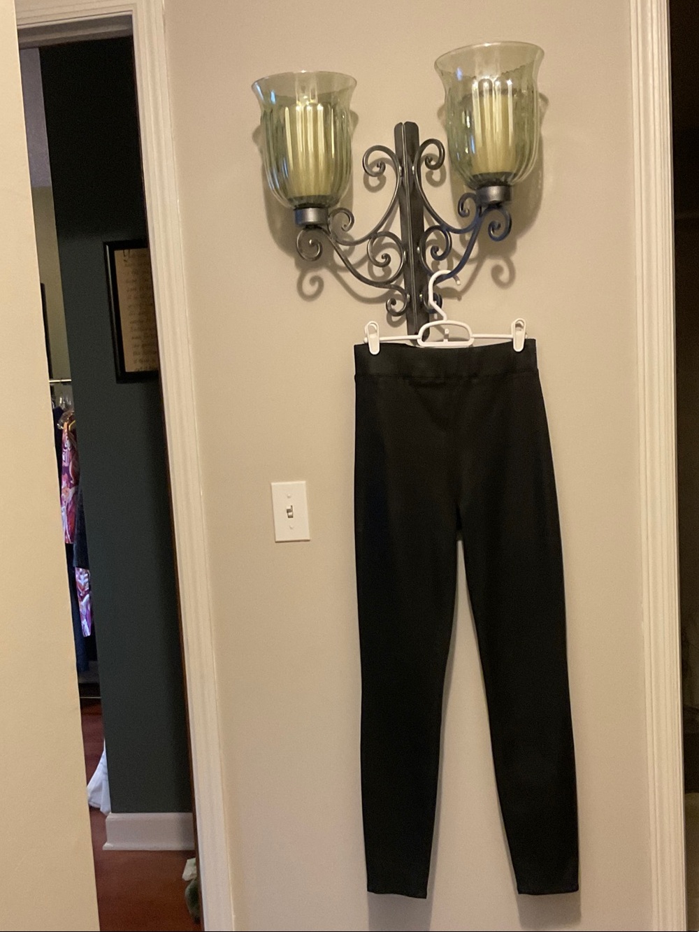 L'AGENCE Black High-Rise Stretch Leggings